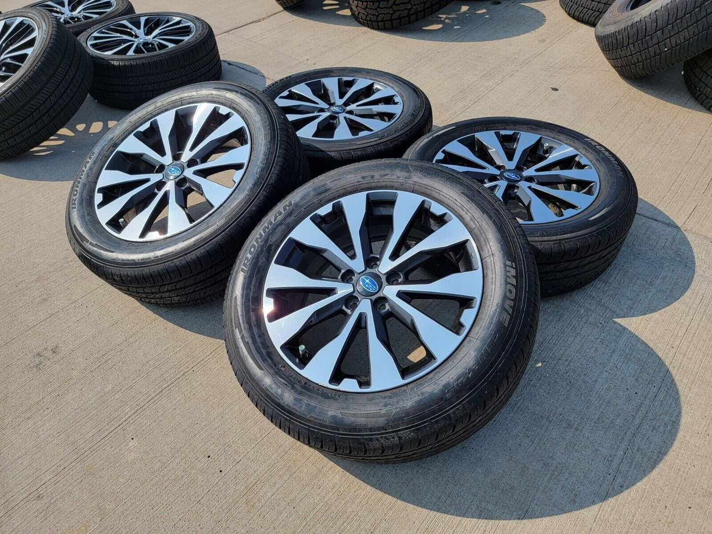 18" Subaru Outback Legacy Forester OEM wheels rims 68826 tires