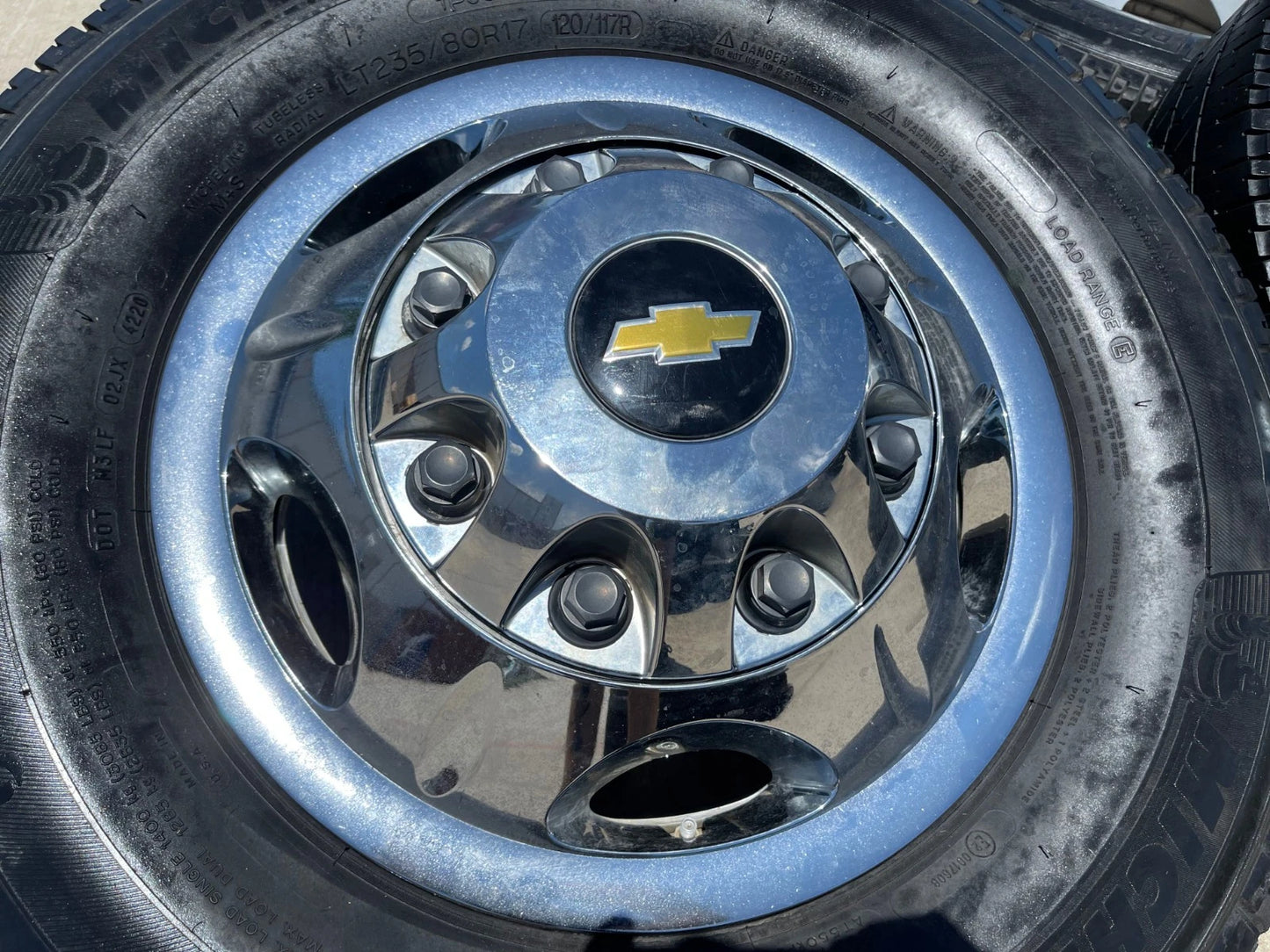 17" Chevy Silverado GMC Sierra 3500 Dually simulator rims wheels OEM 8094