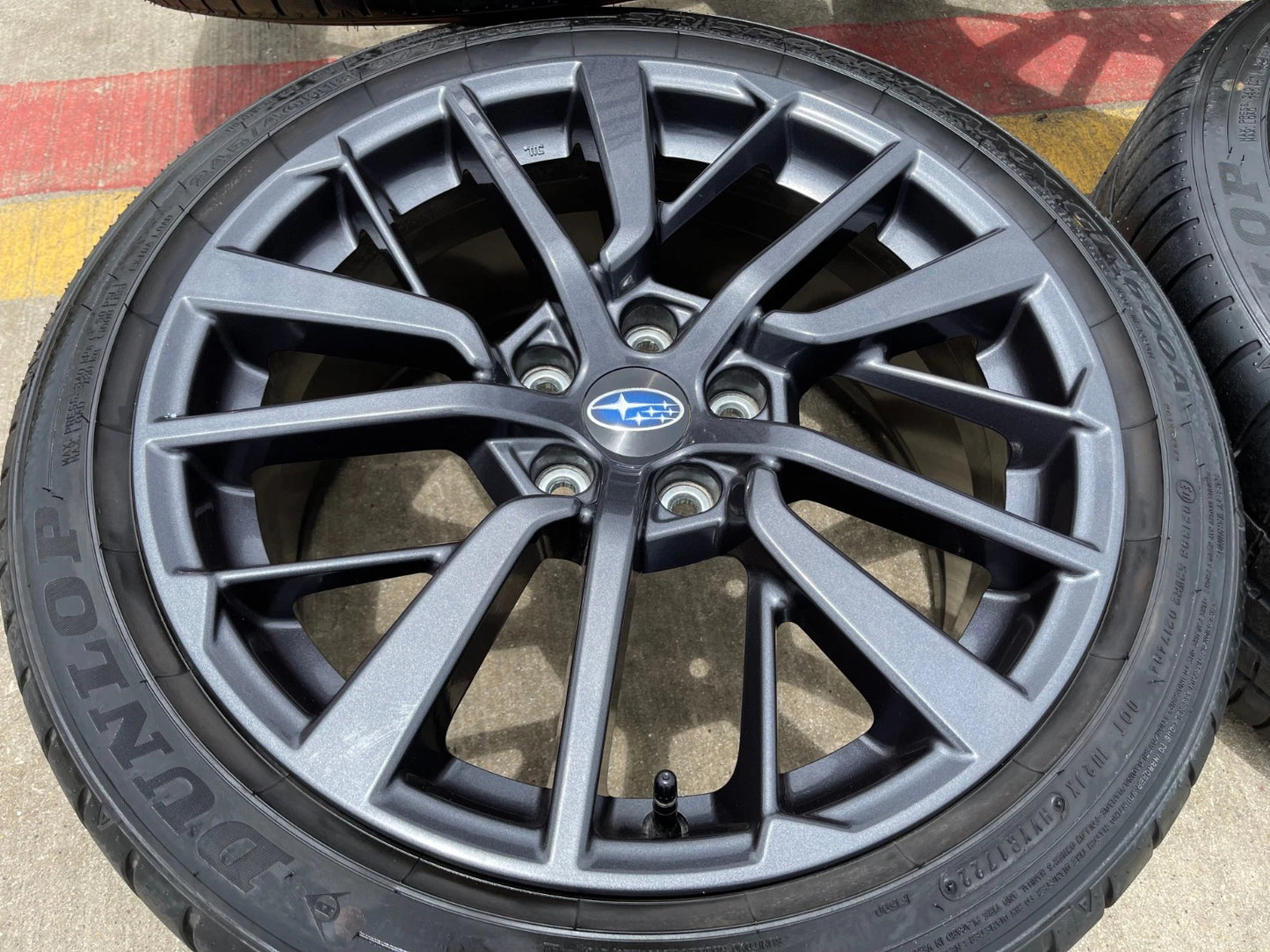 18" Subaru WRX OEM wheels rims 68896 tires