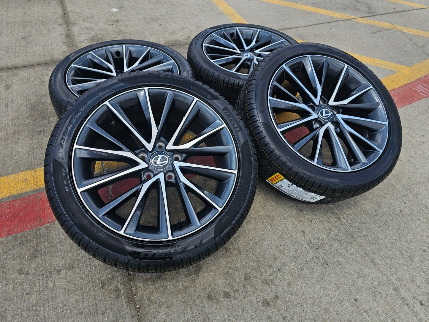 18" Lexus NX300 NX Turbo OEM wheels rims Camry Avalon ES350 GS350 RAV4 tires NEW