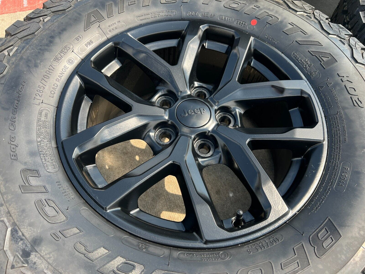 17" Jeep Wrangler Rubicon 392 OEM wheels rims tires Gladiator 2023 2024 BFG NEW