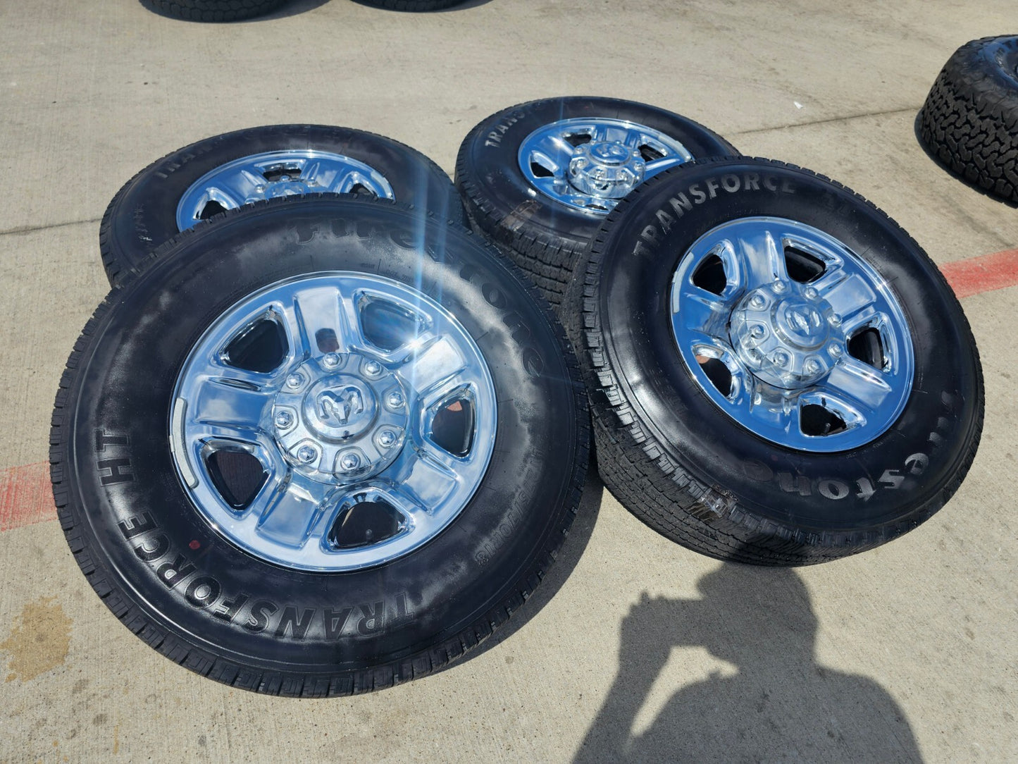 18" Dodge Ram 2500 3500 STEEL chrome OEM 2473 wheels rims 2023 2024 2025 NEW