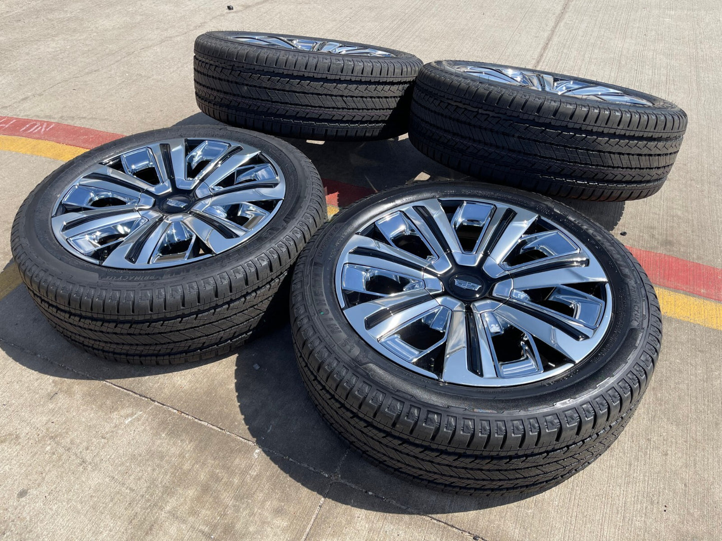 24" Cadillac Escalade IQ PLATINUM EV OEM 8x165 wheels rims Hummer 2500 2025 NEW