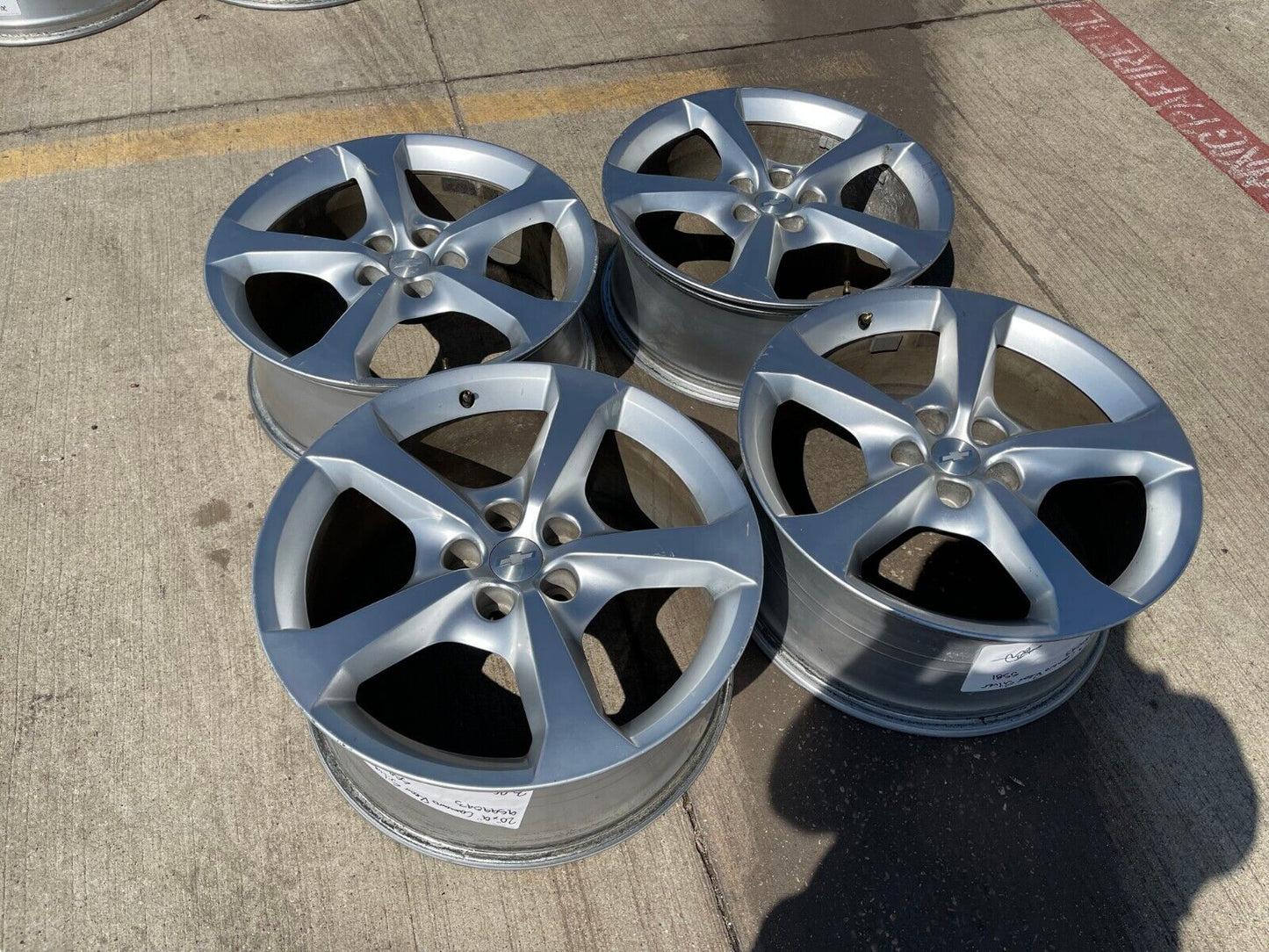 20" Chevy Camaro SS ZL1 OEM 5579 5581 staggered wheels rims