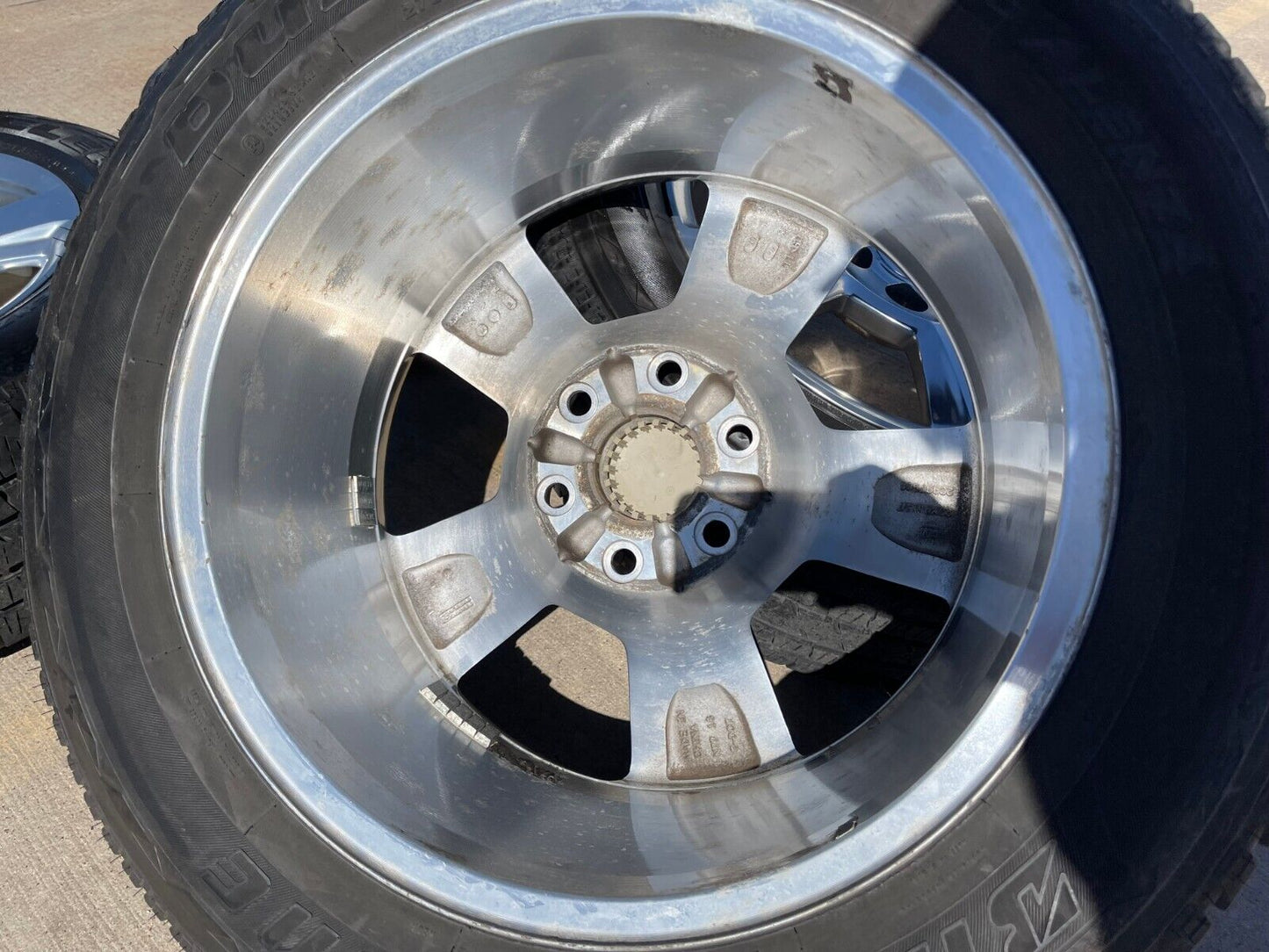 20" Chevy Silverado Tahoe OEM 5652 wheels rims tires BRIDGESTONE