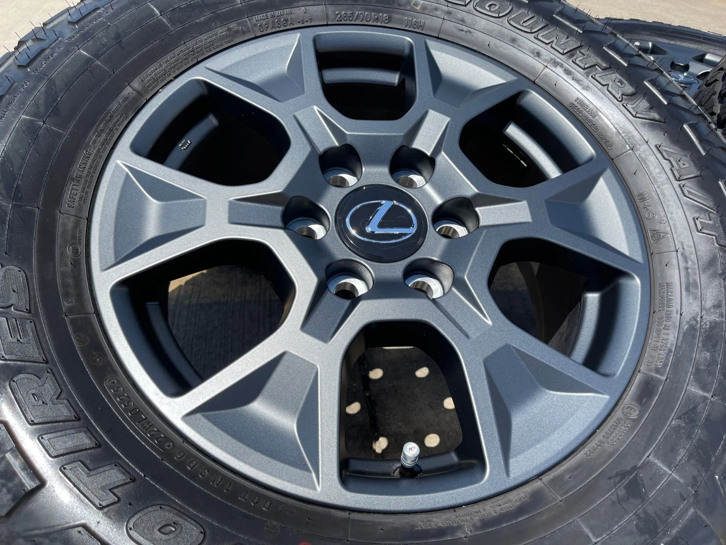 18" Lexus GX550 OEM wheels rims Toyota Land Cruiser Tundra Sequoia 2024 2025 NEW