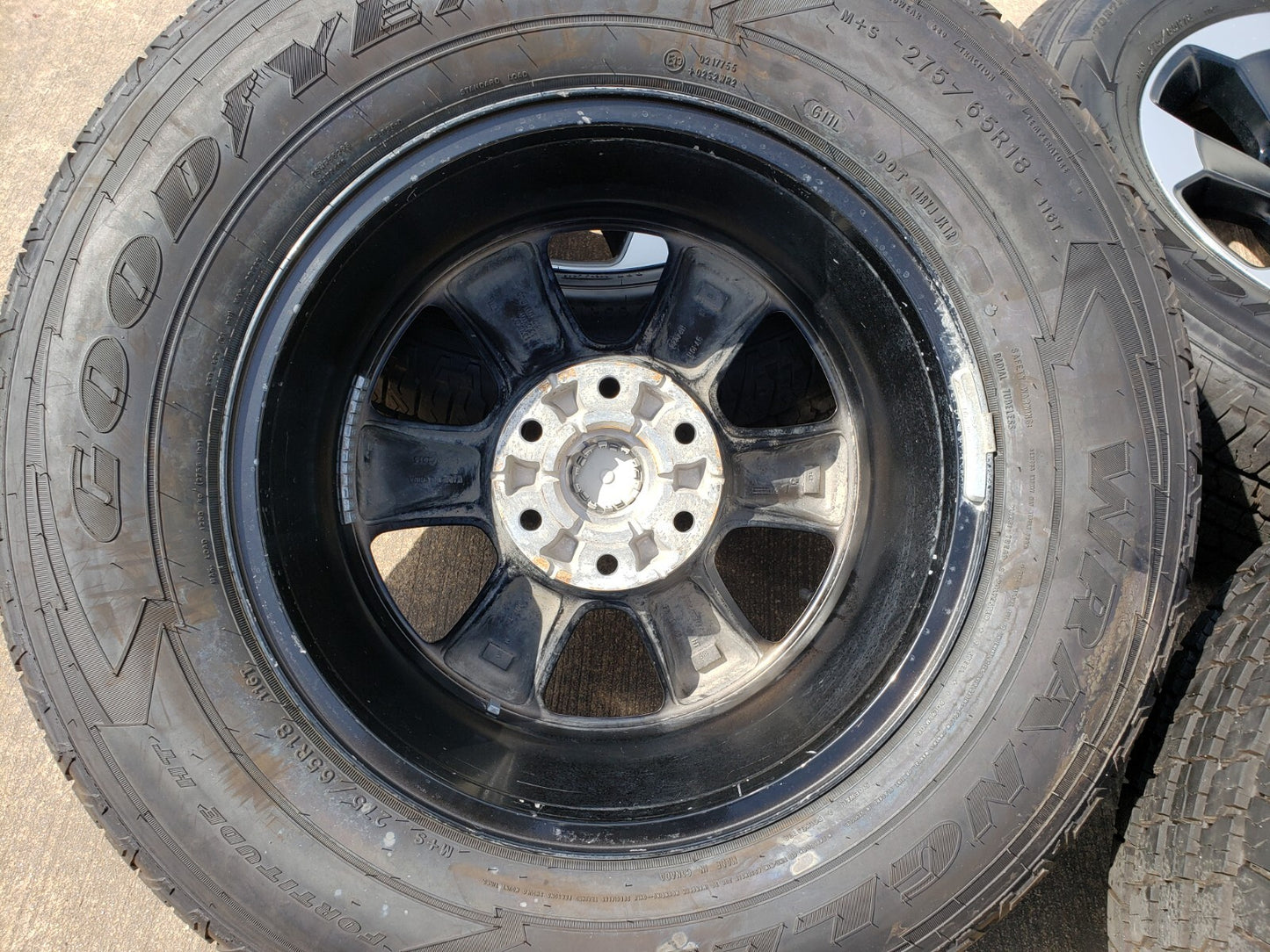 18" Dodge Ram 1500 Rebel Black OEM wheels rims 2671 tires NEW