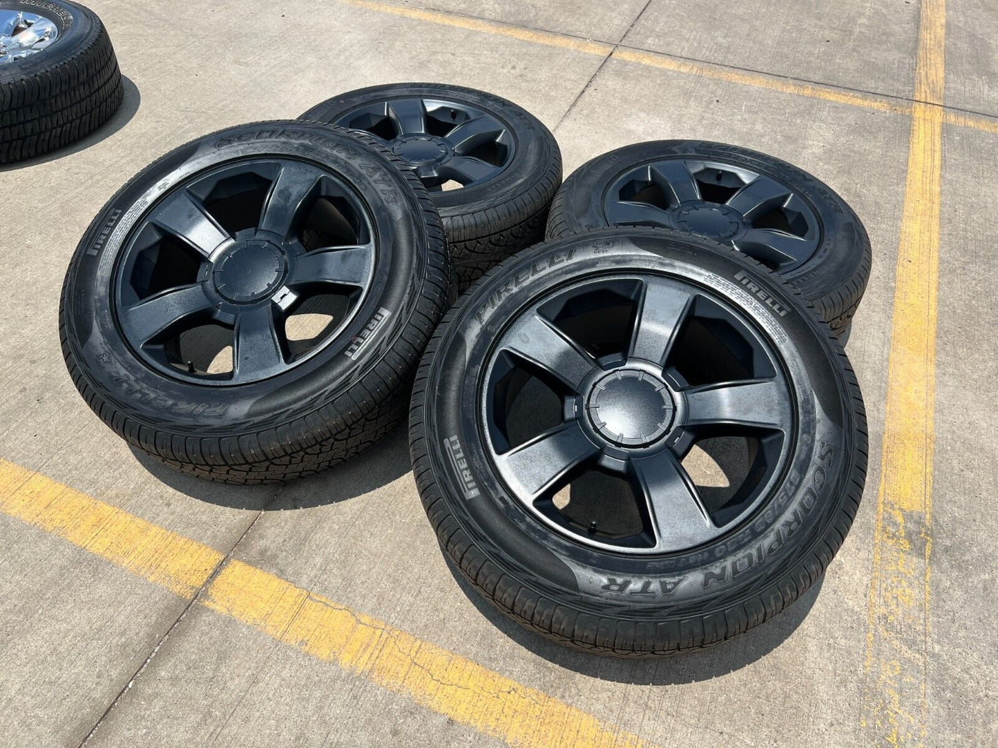 20" Chevy Silverado Tahoe OEM Replica wheels rims black 2017 2018 2019 2020 5651