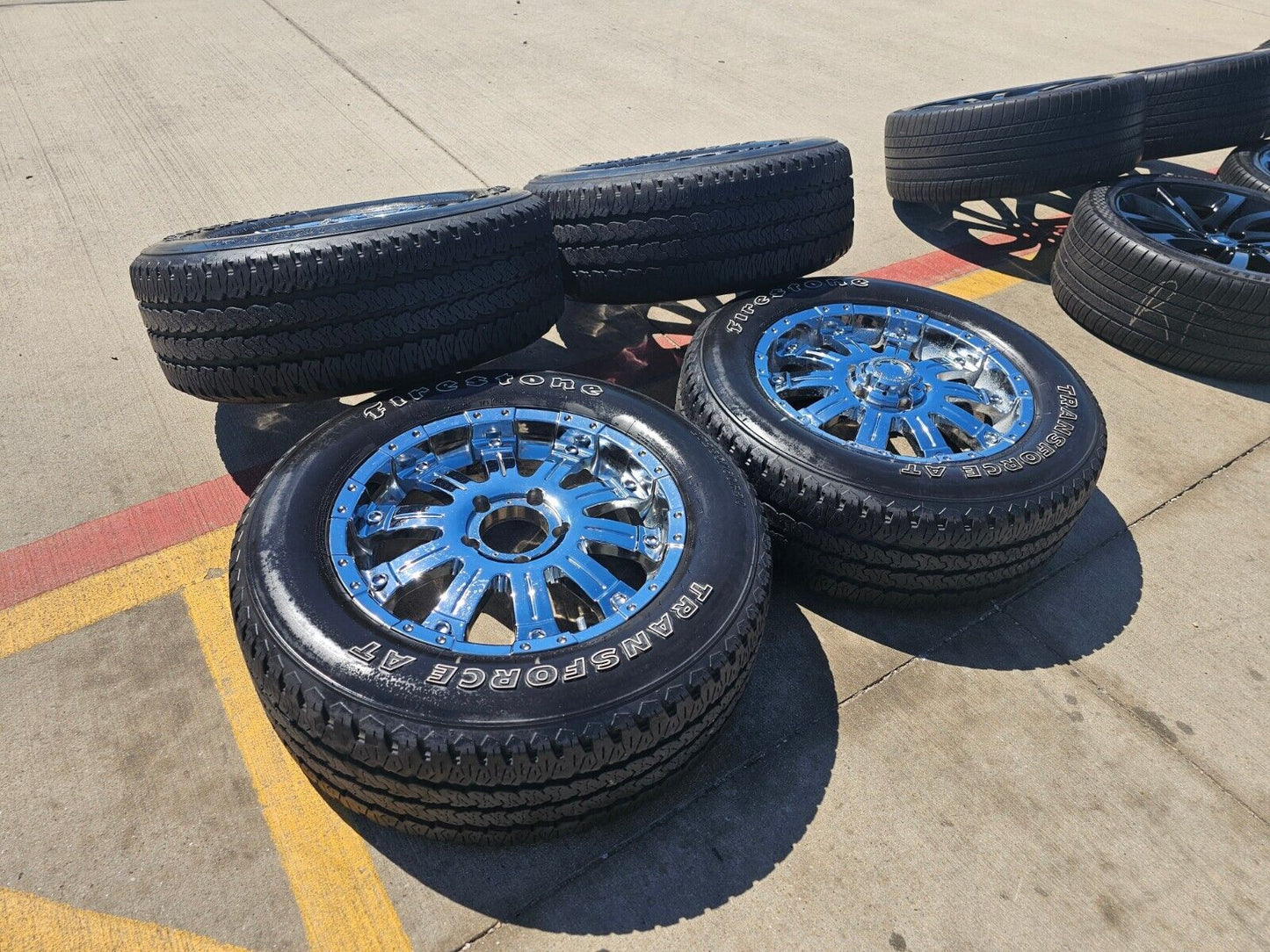 18" Toyota Tundra Sequoia OEM wheels rims tires 75281 LX600 2023 2024 2025
