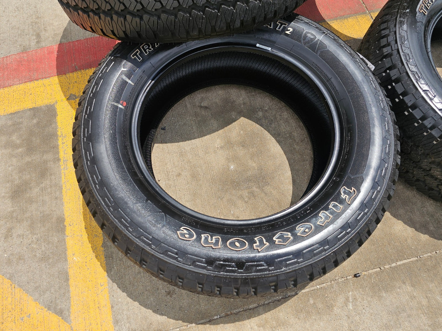(4) 285/60/20 Firestone Transforce A/T2 tires LT 10 Ply load range E M+S NEW