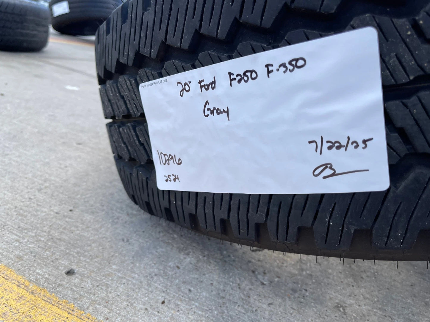 20" Ford F-250 F-350 OEM gray Lariat 10485 10296 wheels rims tires