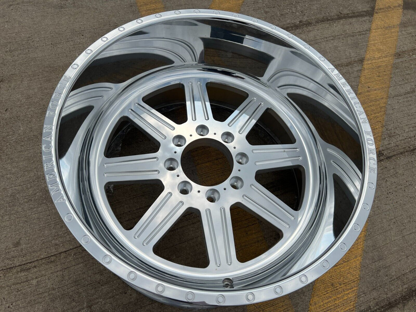 22x12 American Force G55 Tempo SS Polished Ram 2500 3500 wheel rim 8x165 NEW