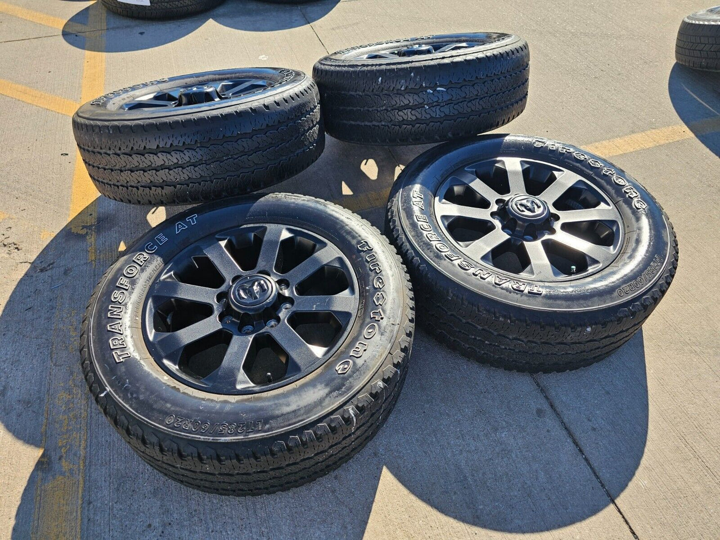 20" Dodge Ram 2500 3500 LARAMIE OEM 2700 wheels rims tires 2022 2023 2024 2025