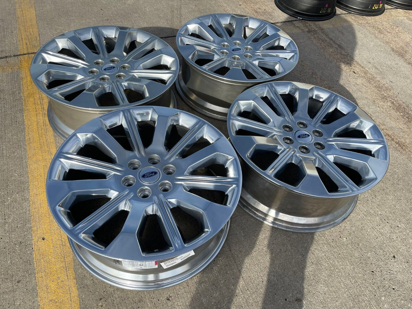 22" Ford F-150 LIMITED OEM rims wheels 10349 95103 2021 2022 2023 2024 2025 NEW