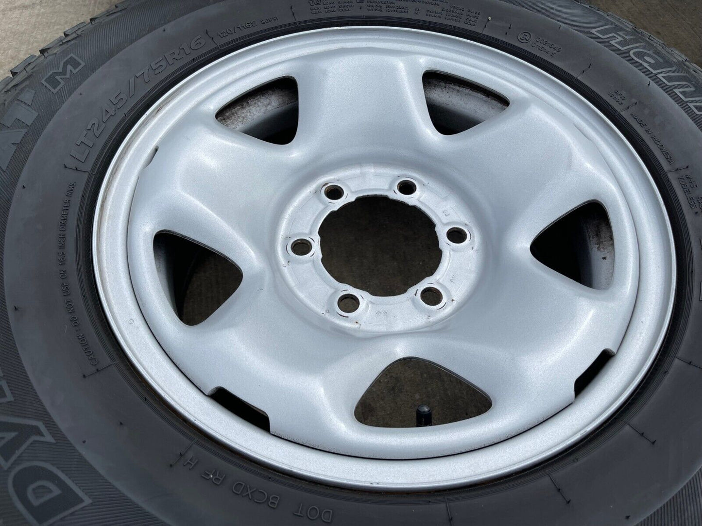 16" Toyota Tacoma OEM steel wheels rims 75192 tires 2019 2020 2021 2022 2023