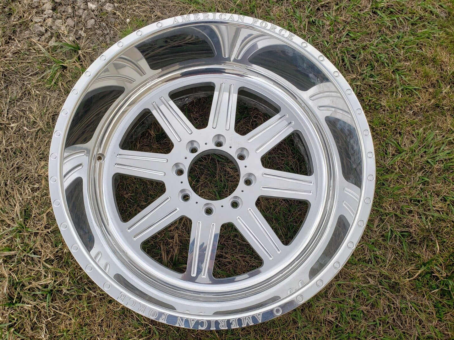 22x12 American Force G55 Tempo SS Polished Ram 2500 3500 wheel rim 8x165 NEW