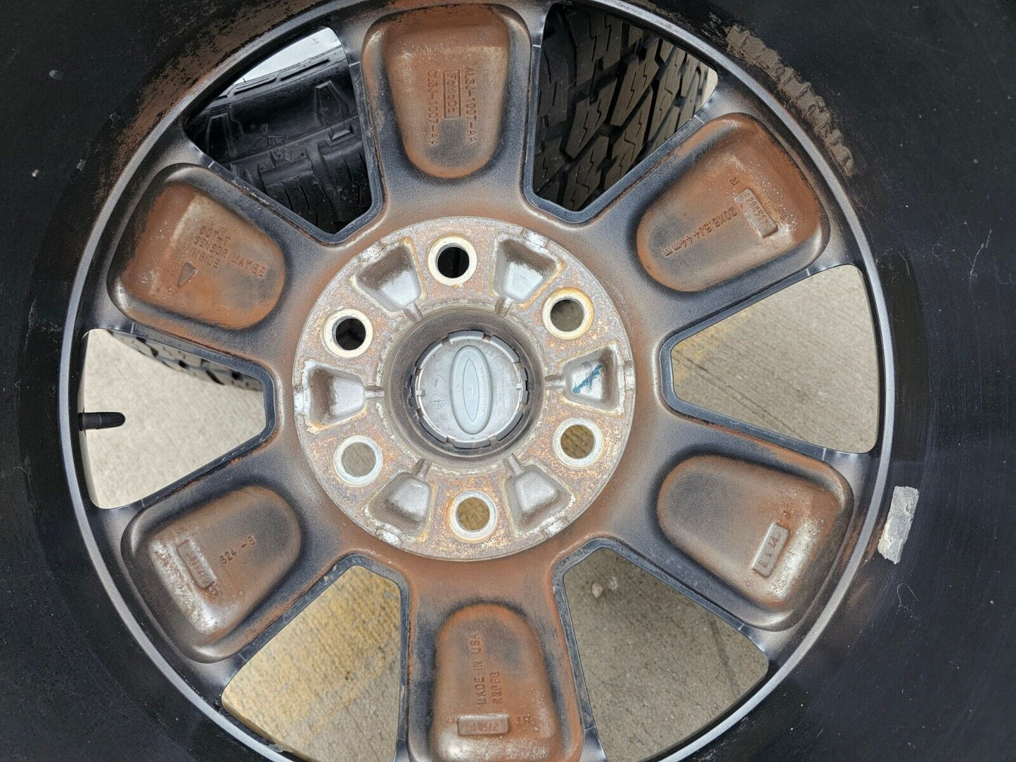 20" Ford Expedition F-150 OEM gray wheels rims 3833 3896 tires NITTO