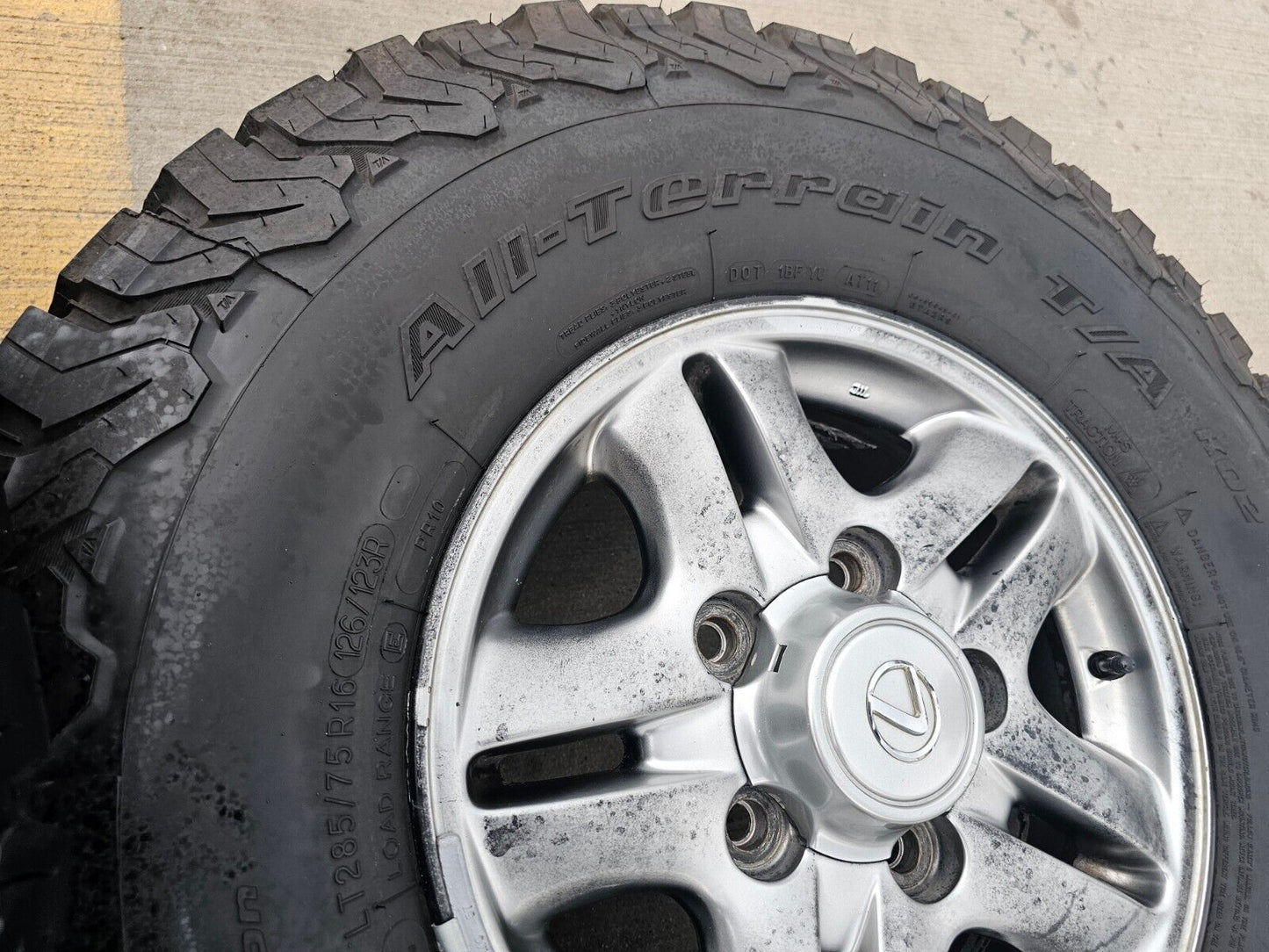 16" Lexus LX470 Toyota Land Cruiser OEM 74145 wheels rims 1998 1999 2000 2002