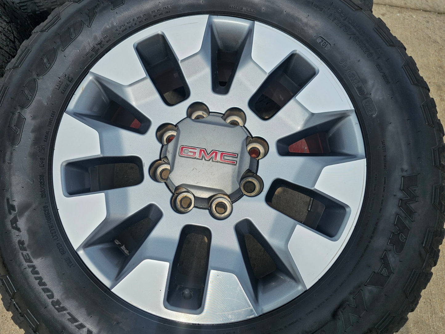 20" GMC Sierra AT4X Chevy Silverado 2500 3500 OEM 5960 wheels rims tires