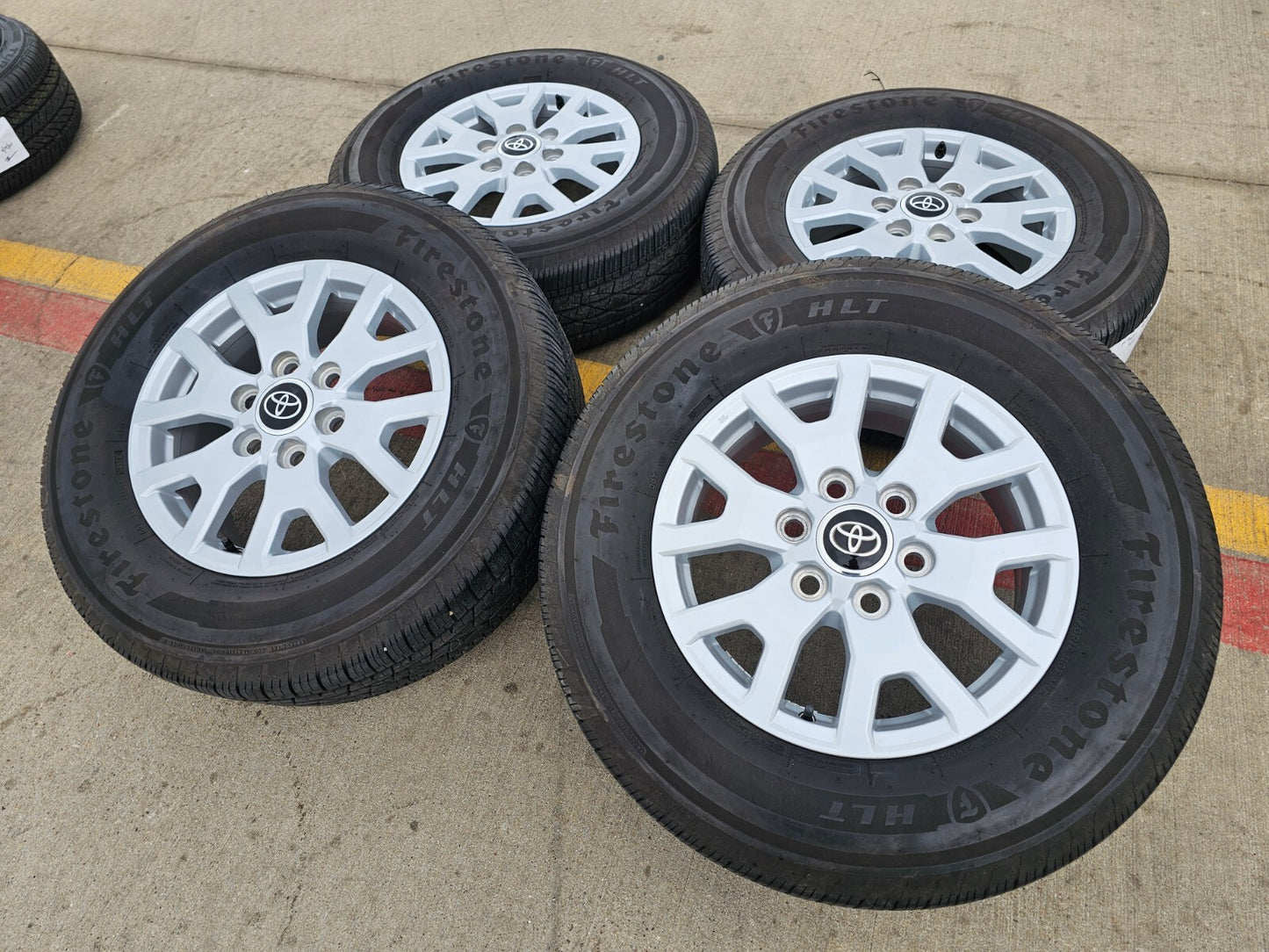 17" Toyota Tacoma 4Runner TRD OEM wheels rims tires 2024 2025 FIRESTONE