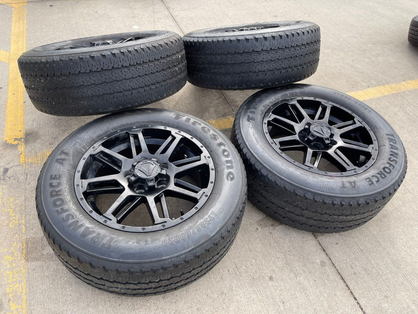20" Toyota Tundra TSS TRD T Force OEM black wheels rims 5x150 tires