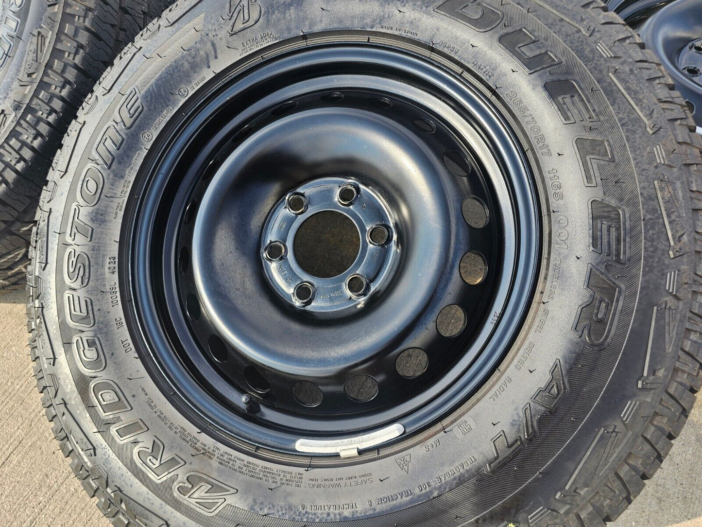 (4) 17" INEOS Grenadier OEM steel wheels rims tires 2023 2024 2025 NEW