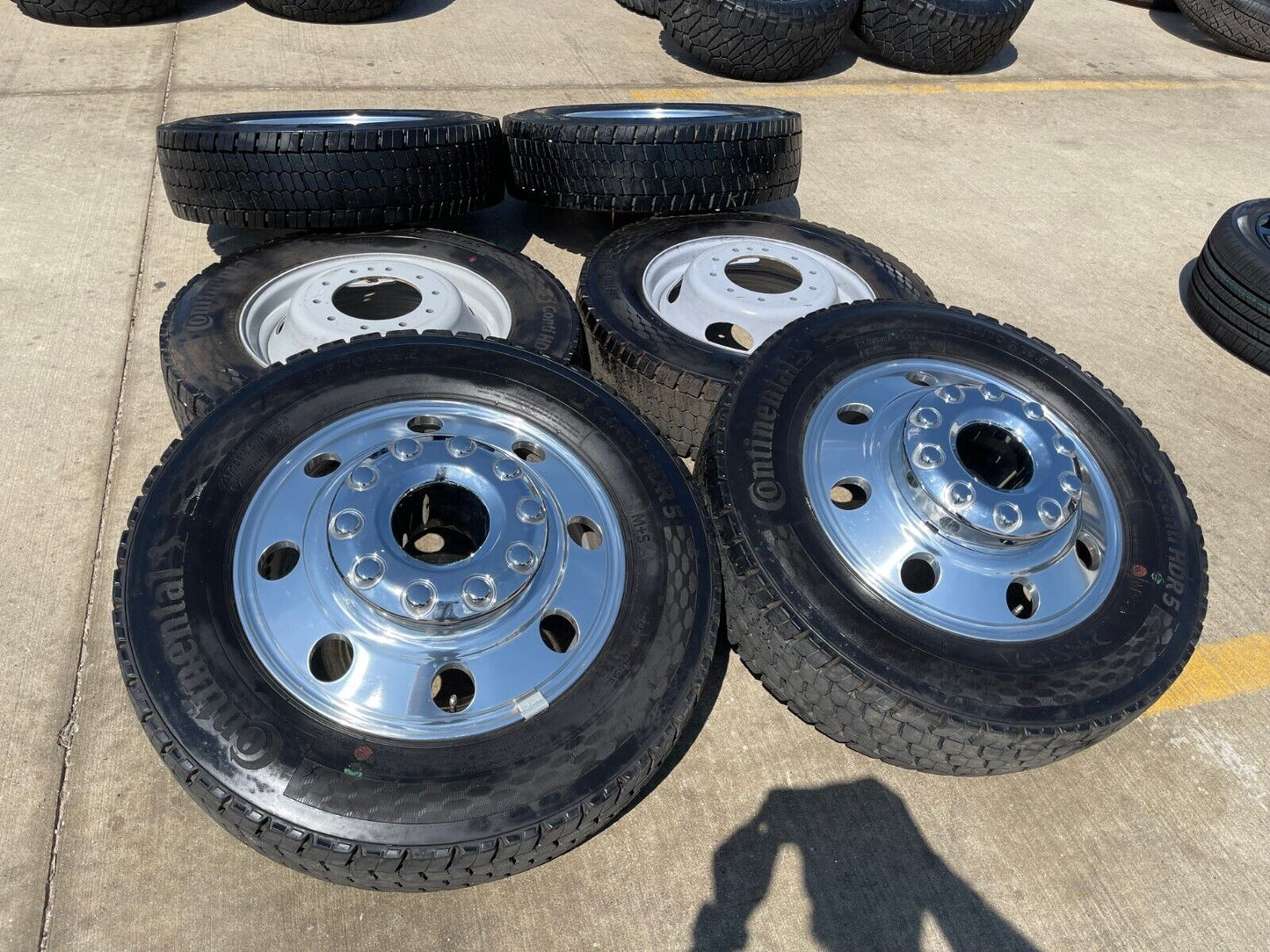 19.5" Ford F-450 Dually F-550 rims wheels RAM 4500 OEM 10x225 2023 2024 2025 NEW
