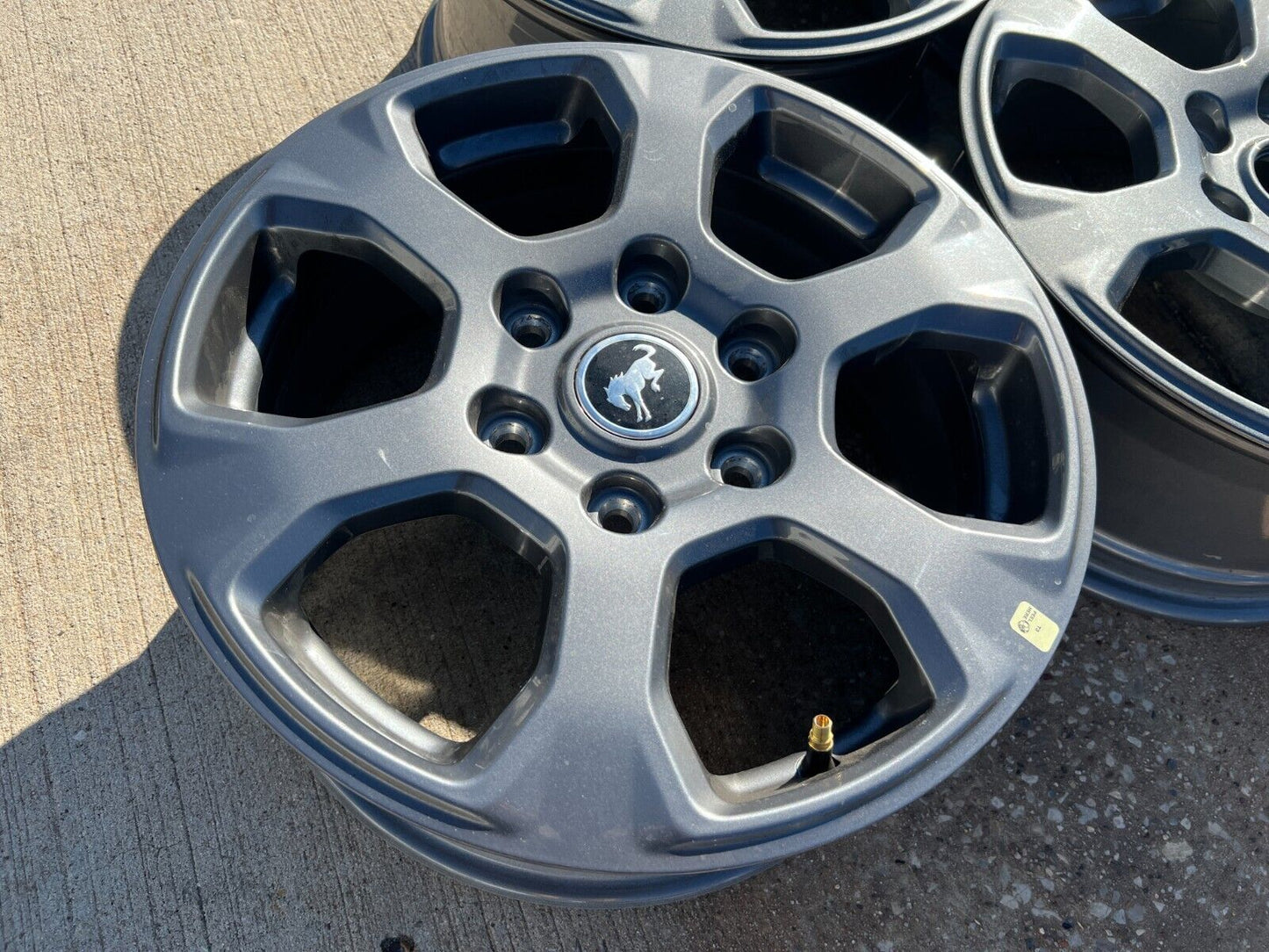 (5) 17" Ford Bronco 2021 2022 2023 2024 2025 wheels rims 10384 Ranger GRAY NEW