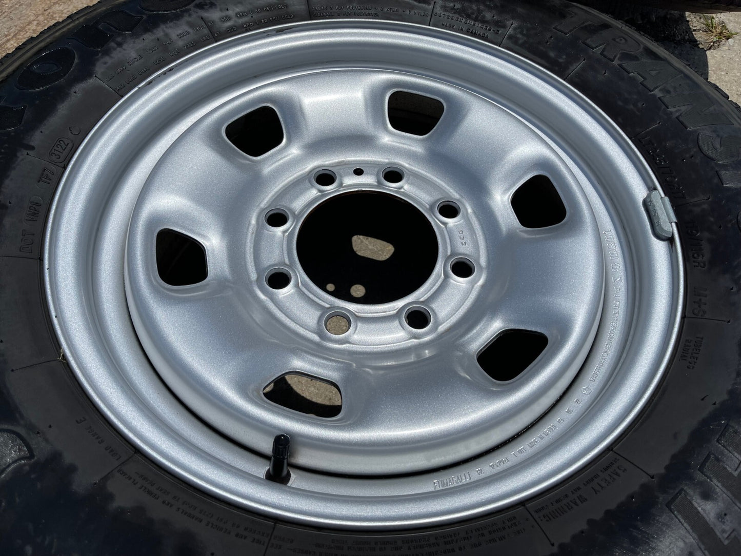 17" Dodge Ram 2500 3500 OEM wheel rim 2497 tire FIRESTONE