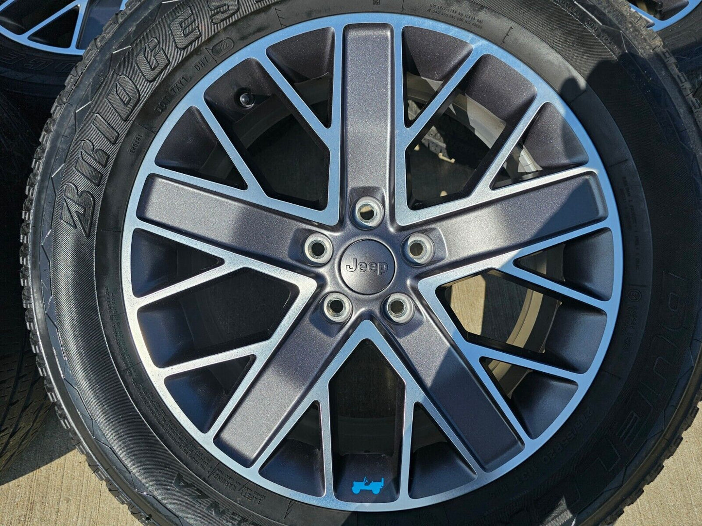 20" Jeep Wrangler EV 4XE Rubicon OEM 9276 wheels rims Gladiator 2022 2023 2024