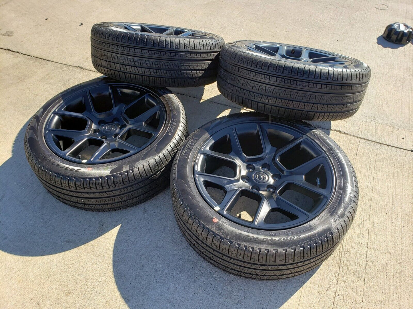 22" Dodge Ram 1500 OEM LIMITED Laramie 2684 2725 wheels rims 2023 2024 2025 NEW