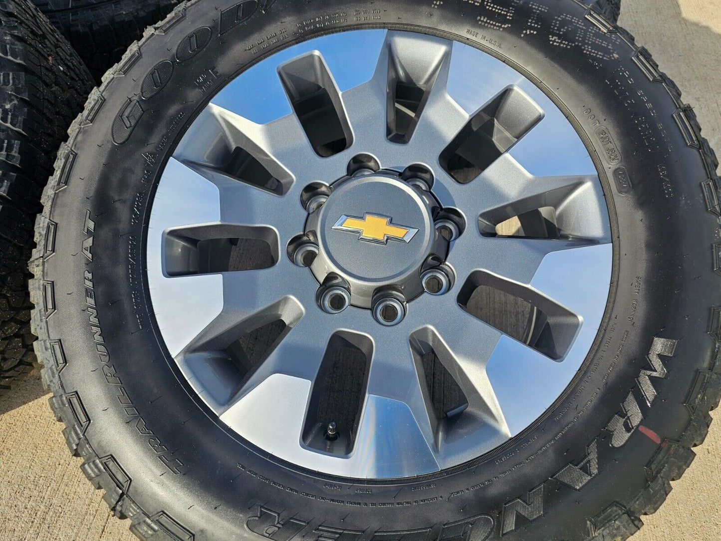 20" Chevy Silverado GMC Sierra AT4 2500 3500 OEM 5960 wheels rims 2024 2025 NEW