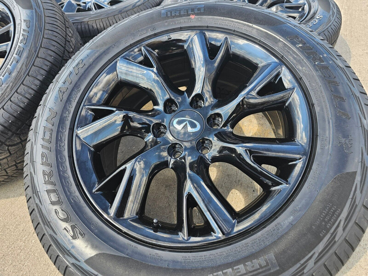 20" Infiniti QX56 QX80 OEM wheels rims tires 73727 Nissan Titan Armada NEW