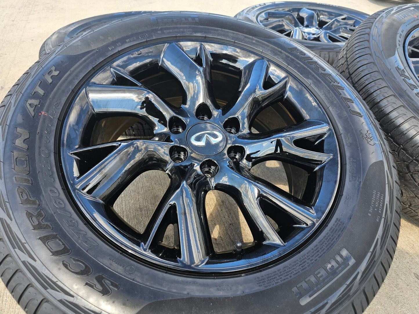 20" Infiniti QX56 QX80 OEM wheels rims tires 73727 Nissan Titan Armada NEW