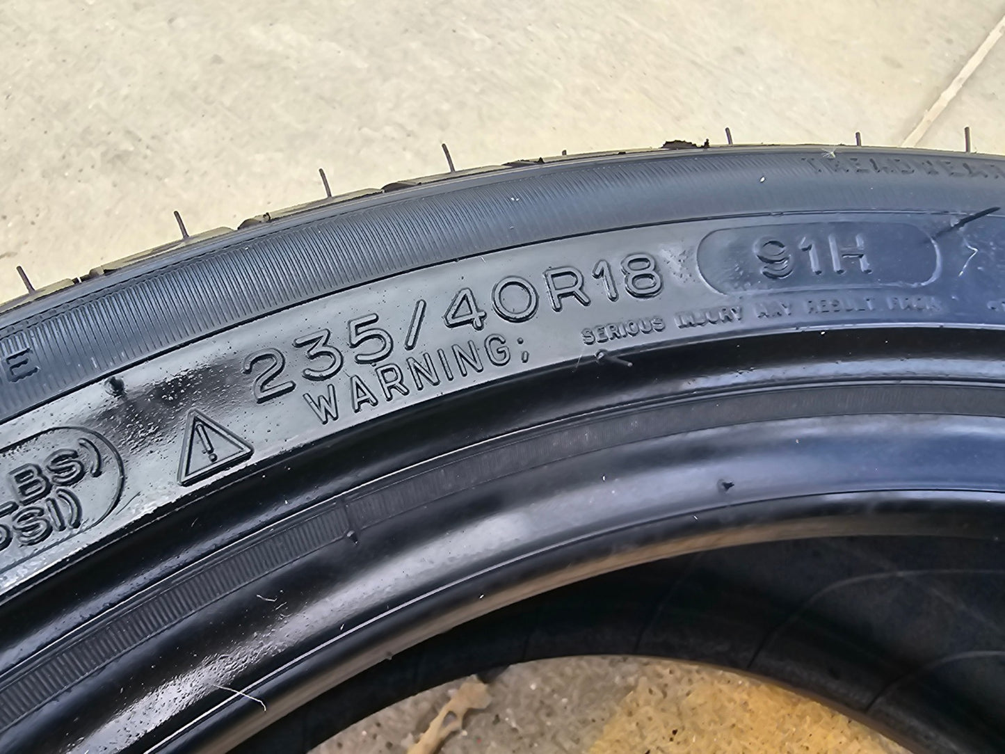 235/40/18 Michelin Primacy MXM4 tire 91H 235/40R18 NEW