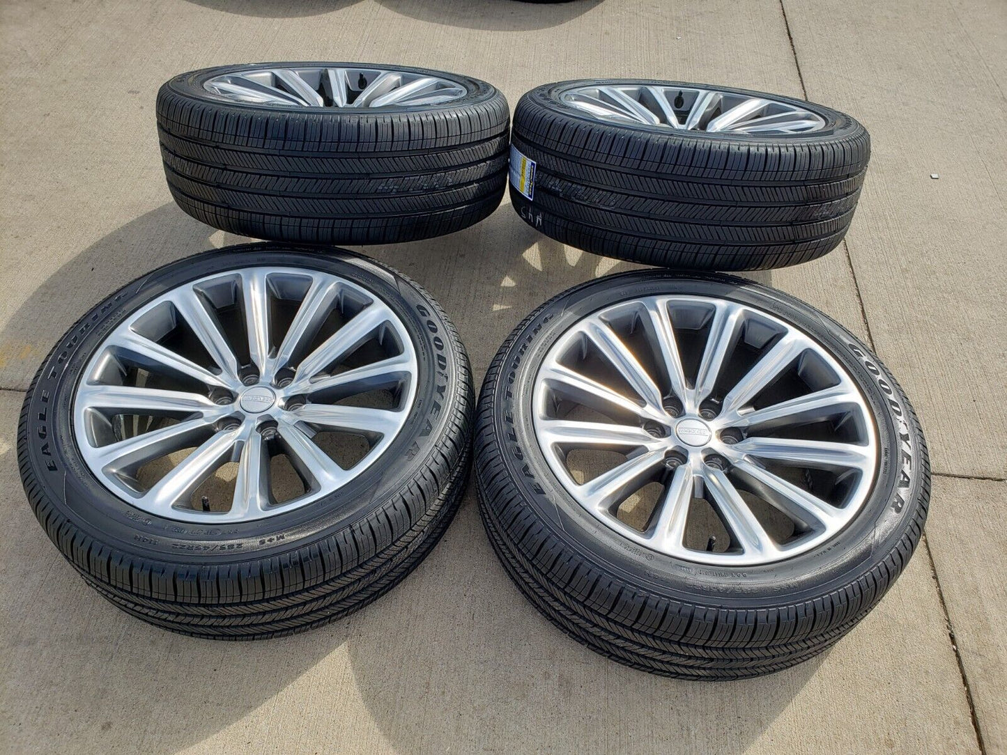 22" Jeep Grand Wagoneer OEM SERIES 3 wheels rims 95298 Dodge Ram 1500 tires