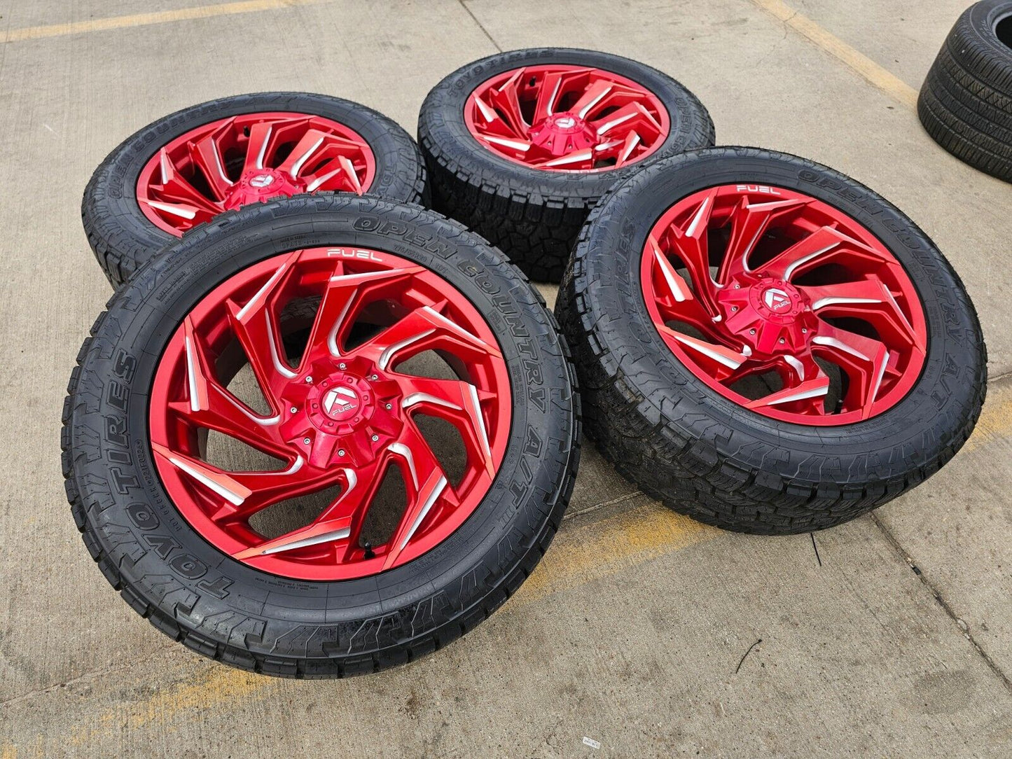 20x9 Fuel D754 REACTION Chevy Silverado Ford F-150 RAM wheels rims 6x139 6x135