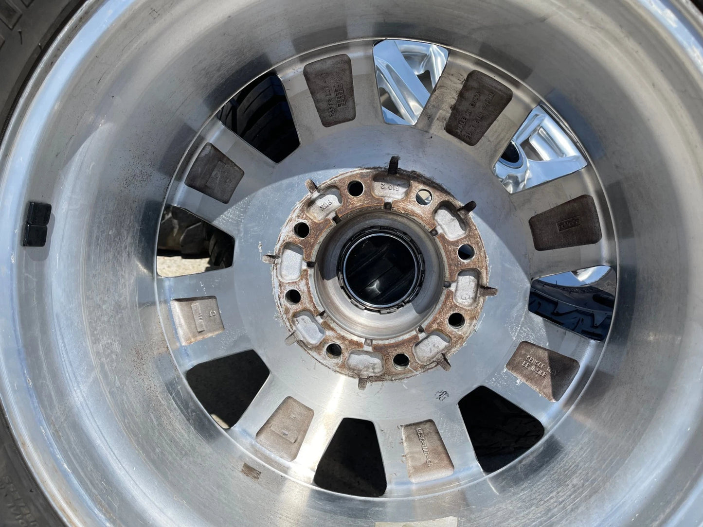 20" Ford F-250 Limited Lariat OEM 10102 rims wheels tires 37"