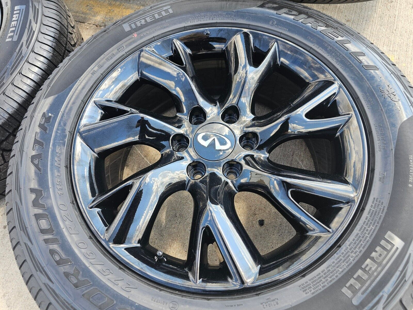 20" Infiniti QX56 QX80 OEM wheels rims tires 73727 Nissan Titan Armada NEW