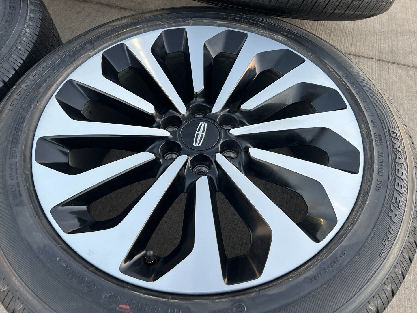 22" Lincoln Navigator L RESERVE OEM black rims wheels 95385 10498 2023 2024 NEW