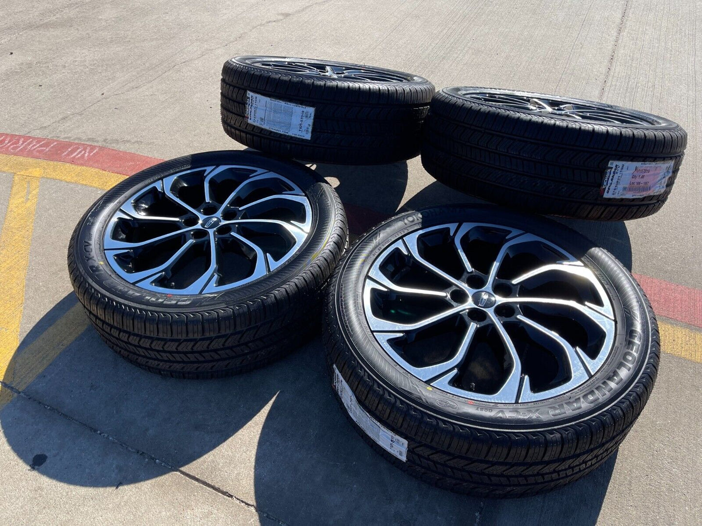 21" Lincoln Nautilus Black Label OEM rims wheels tires 2021 2022 2023 2024 2025