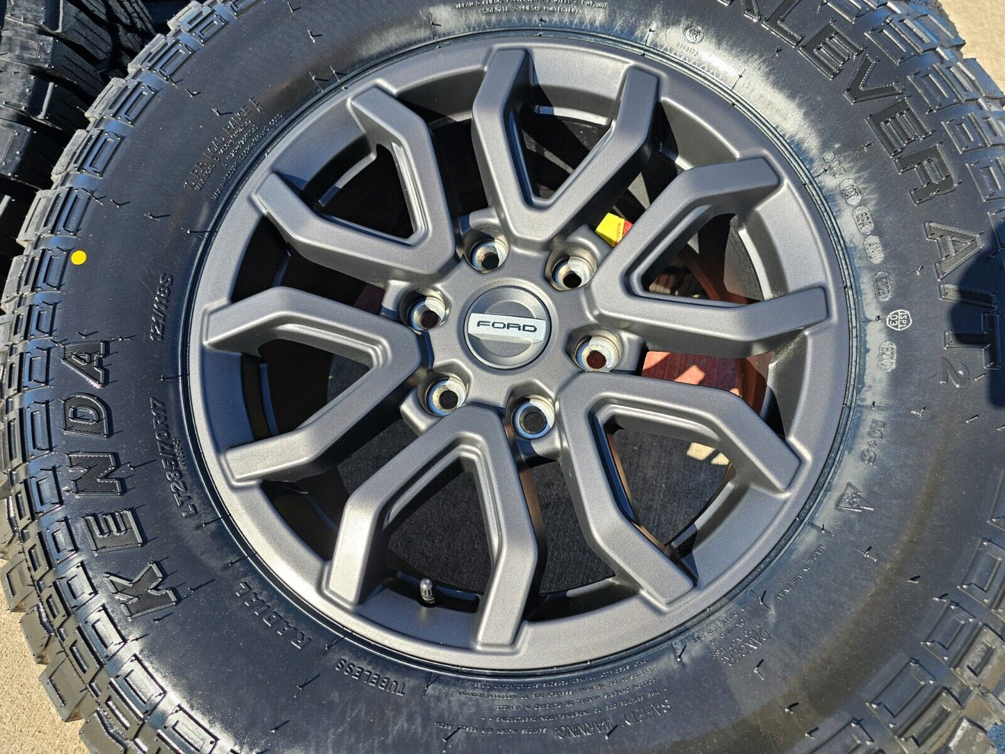 17" Ford Ranger Raptor wheels rims Bronco A/T2 tires 2023 2024 2025 NEW