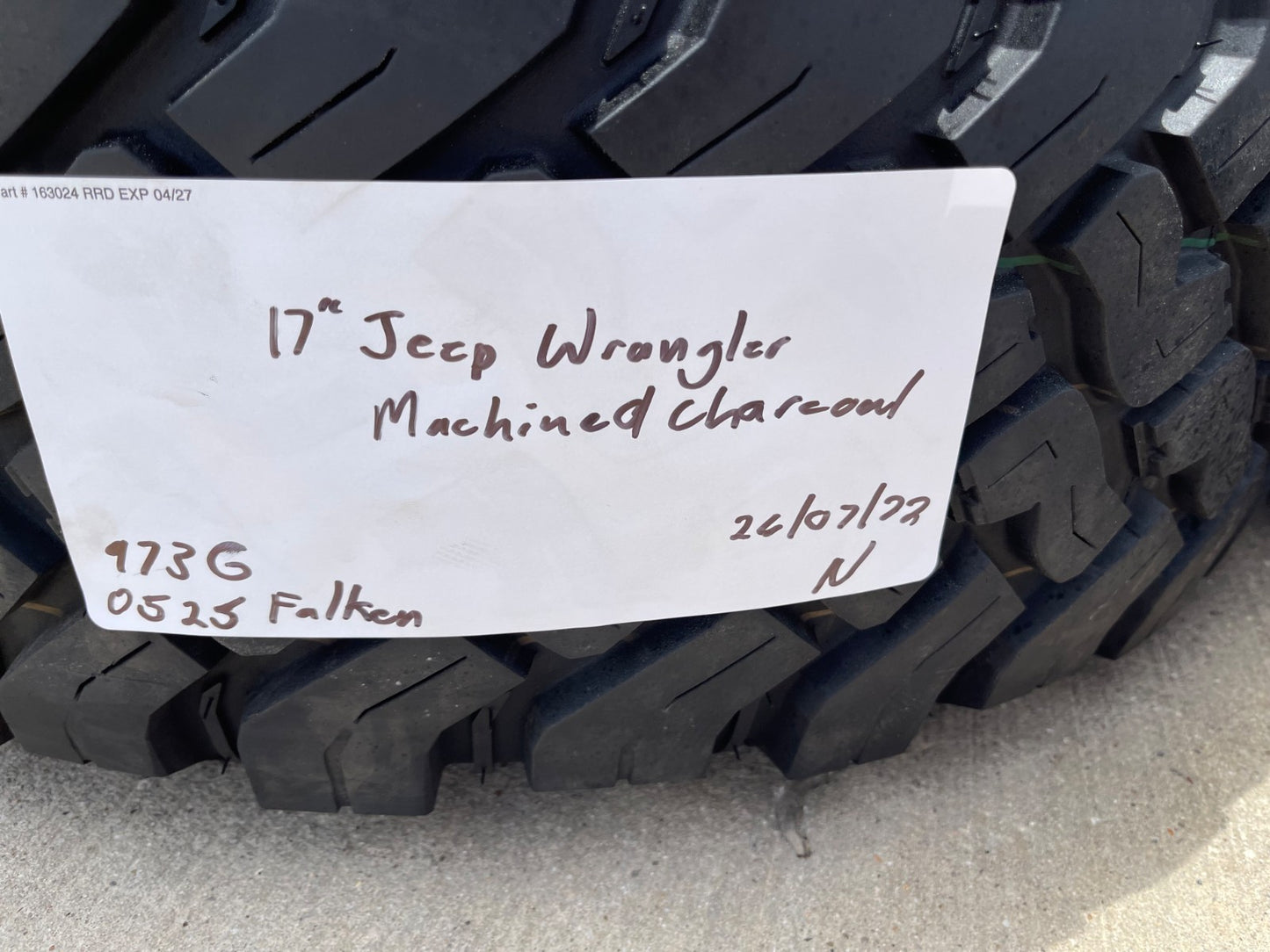 17" Jeep Wrangler Rubicon OEM 9336 wheels rims Gladiator SET FALKEN M/T 33"