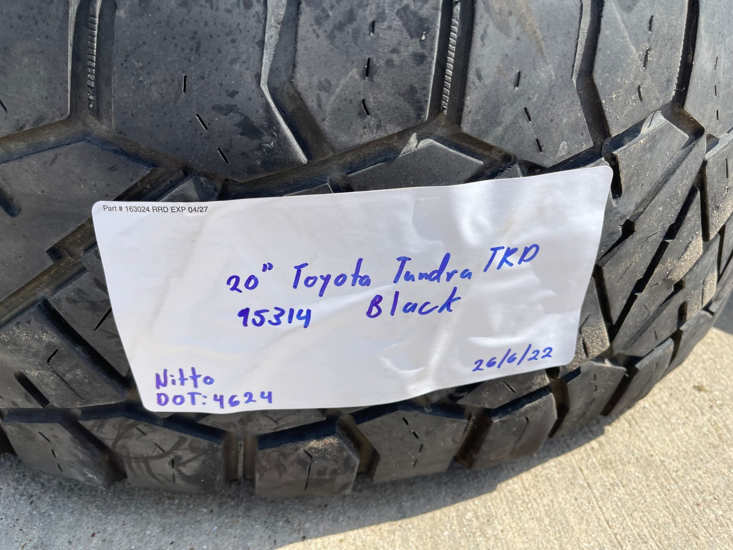 20" Toyota Tundra TRD OEM wheels rims 95314 65196 Sequoia SET NITRO 35"
