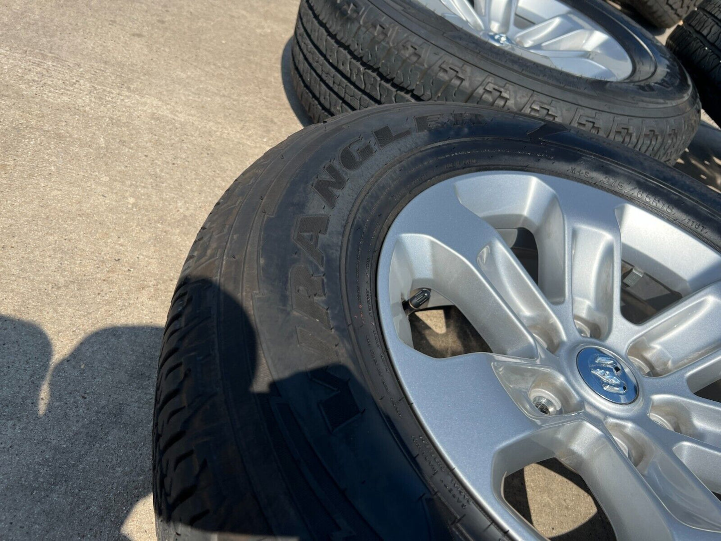 18" Dodge Ram 1500 OEM wheels rims 6x5.5 2672 tires 2019 2020 2021 2022 2023