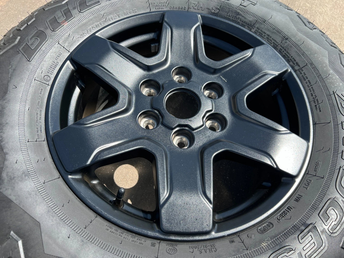 17" Ford Bronco wheel rim 95292 10383 SASQUATCH Ranger 2021 2022 2023 2024 NEW