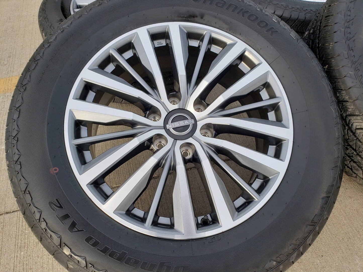 20" Nissan Titan Armada Infiniti QX80 OEM 62858 wheels rims 2023 2024 2025 2026