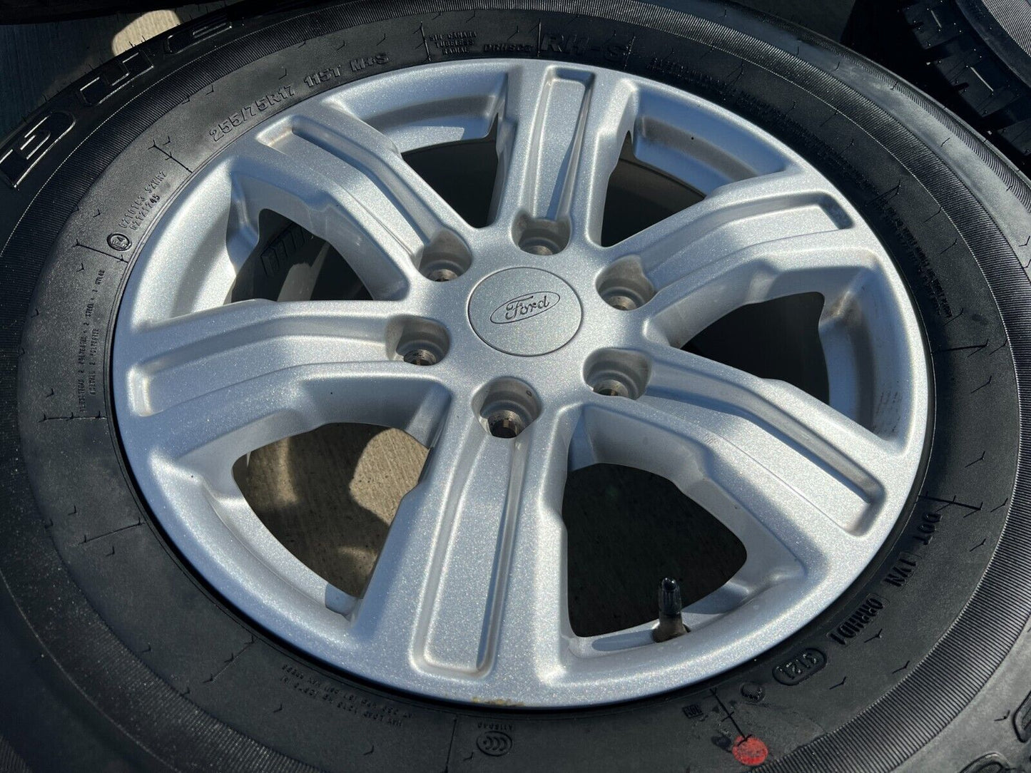 17" Ford Ranger Bronco wheels rims 10228 tires silver 2021 2022 2023 2024 NEW