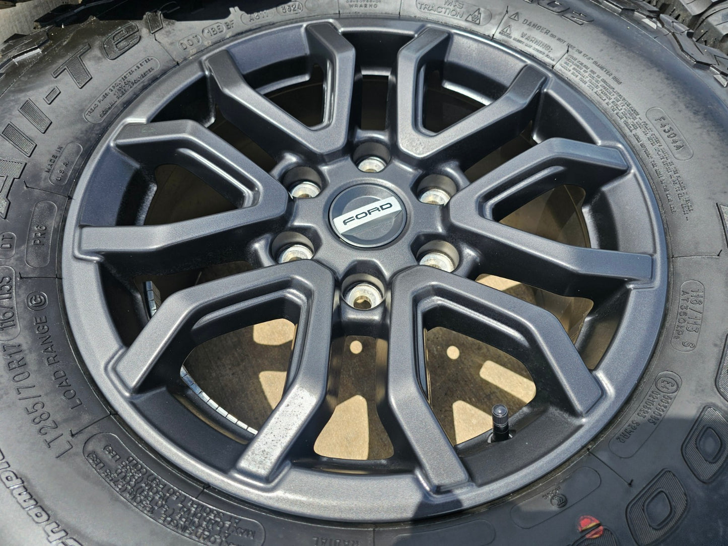 17" Ford Ranger Raptor wheels rims Bronco 2023 2024 2025 2026 NEW BFG KO2 A/T