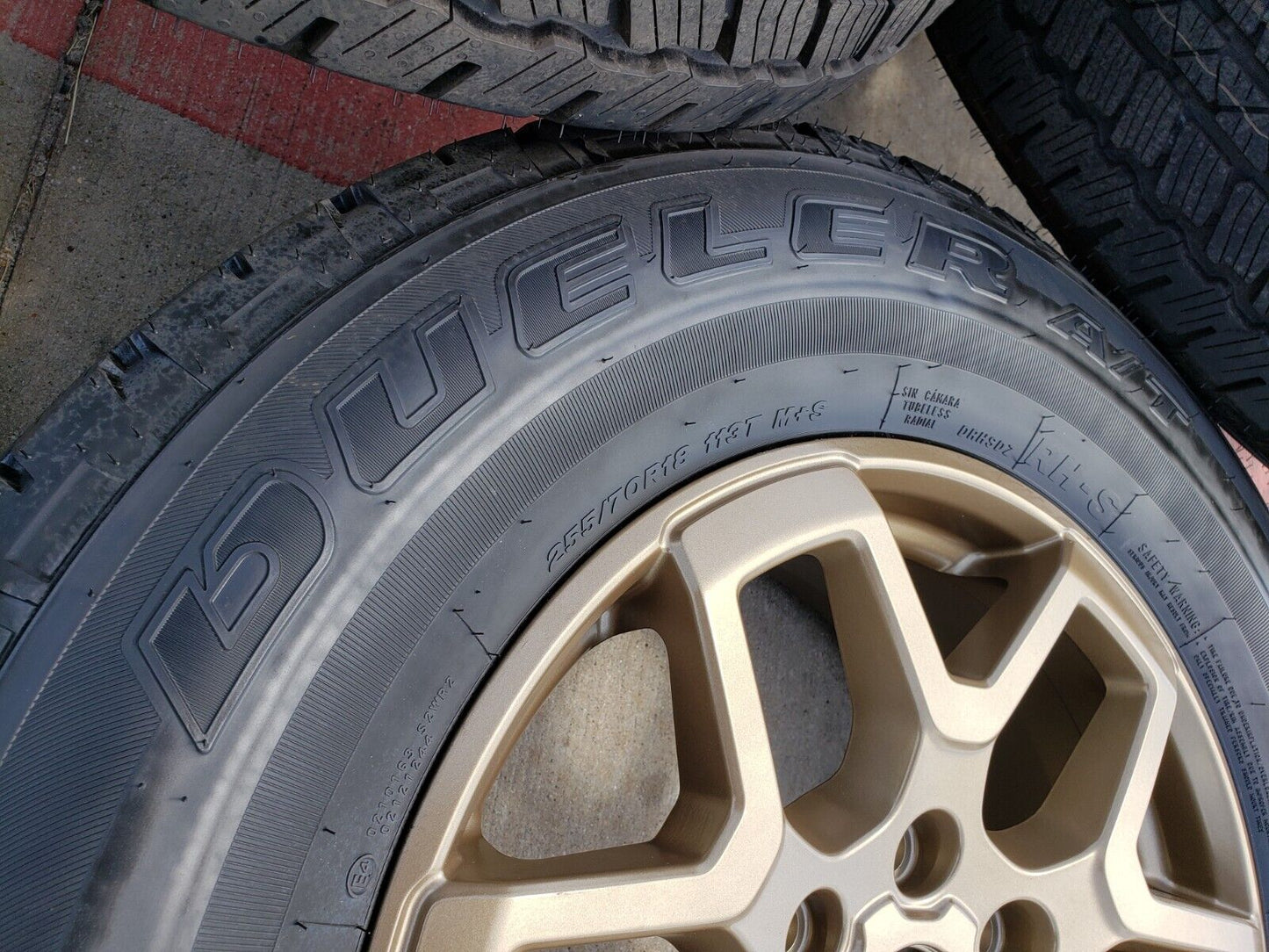 18" Ford Bronco BRONZE wheels rims tires 95213 Ranger tires 2022 2023 2024 NEW